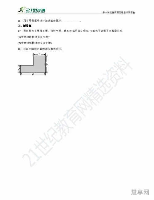 用字母表示数(全国优质课一等奖用字母表示数)