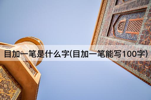 目加一笔是什么字(目加一笔能写100字)