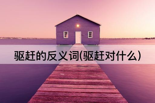 驱赶的反义词(驱赶对什么)