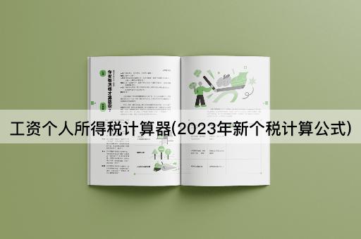 工资个人所得税计算器(2023年新个税计算公式)