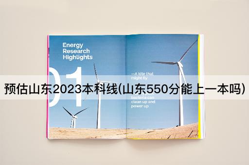 预估山东2023本科线(山东550分能上一本吗)