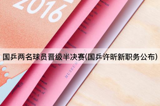 国乒两名球员晋级半决赛(国乒许昕新职务公布)