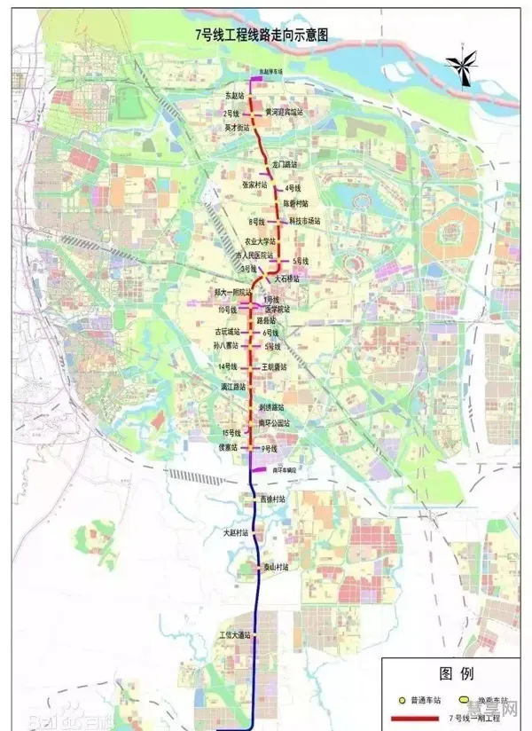 郑州地铁7号线具体站点(郑州地铁2号线直达机场)