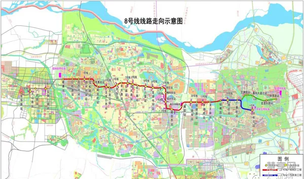 郑州地铁8号线(郑州八号线一期预计开通)