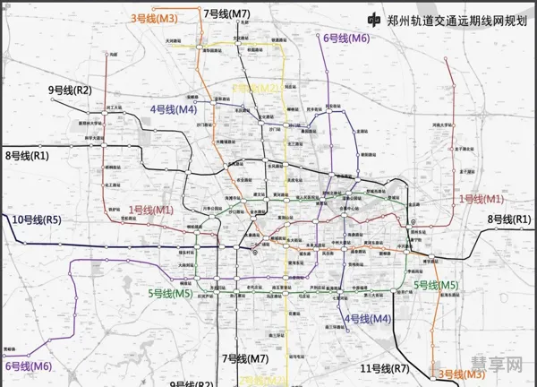 郑州地铁规划(郑州地铁规划图2030终极版)