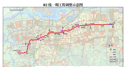 济南r2线地铁线路图(济南地铁15条线路规划)