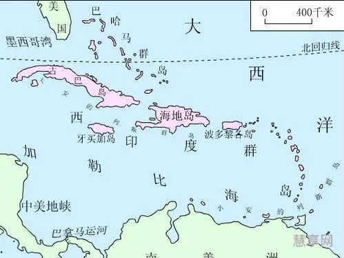 西印度群岛位于哪里(西印度群岛地理位置地图)