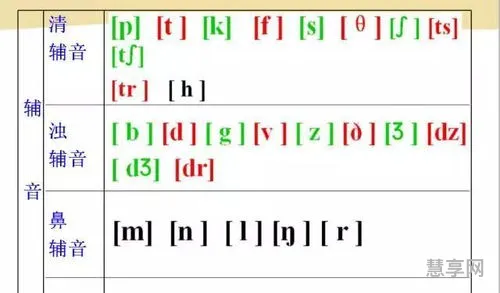 48个英语音标表(四十八个音标表)