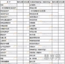 资产负债表格式(财务报表自动生成软件)