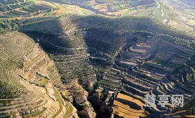 黄土高原地貌(塬梁峁川示意图)