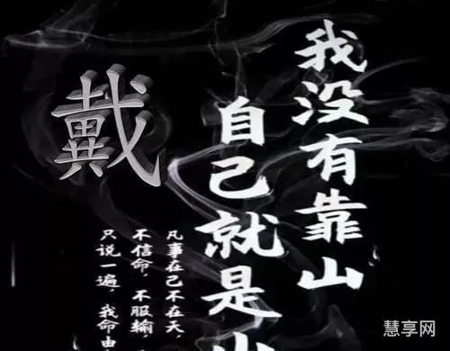 我命由我不由天(我命由天不由我,负尽平生亦斑驳)