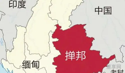 掸邦第二特区(缅甸四大特区地图)