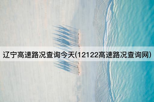 辽宁高速路况查询今天(12122高速路况查询网)