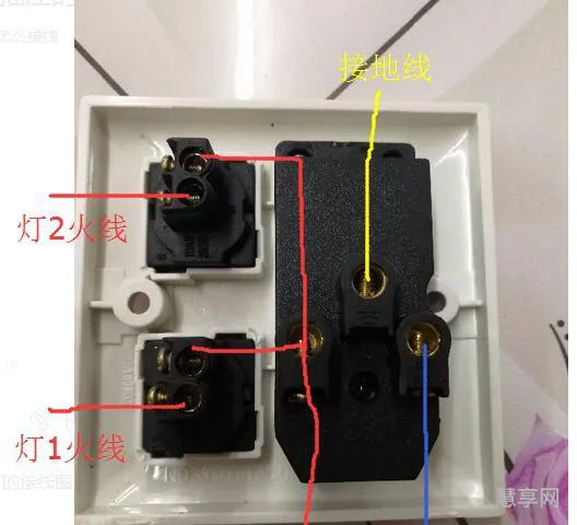 墙壁开关怎么接线(插座暗盒修复撑杆)