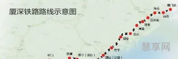 厦深铁路站点(厦深高铁最新线路图)