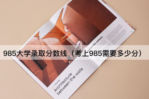 985大学录取分数线（考上985需要多少分）