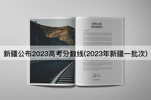 新疆公布2023*分数线(2023年新疆一批次)