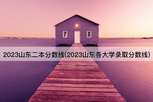 2023山东二本分数线(2023山东各大学录取分数线)