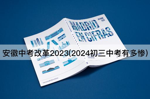 安徽中考改革2023(2024初三中考有多惨)