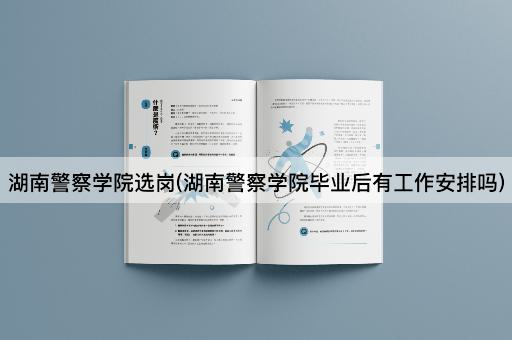 湖南警察学院选岗(湖南警察学院毕业后有工作安排吗)