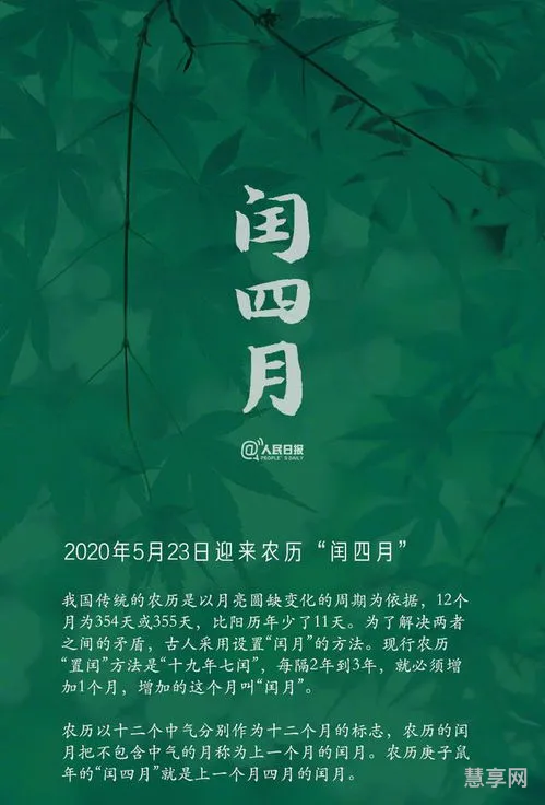 润四月份几年一次(润4月什么意思)